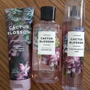 Bath & Body Works Cactus Blossom Full Size Set